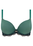 Wacoal Modern Affair Contour Bra - Silver Pine / Black