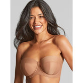 Panache Alice - Balcony Strapless Bra - Honey / Black