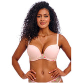 Freya Love Crush Pink Champagne Moulded Underwired Plunge - T-shirt bra