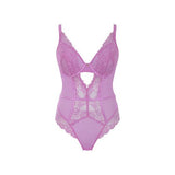 Cleo by Panache - Selena Plunge Bodysuit - Wild Rose