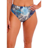 Fantasie - Seraya Sands Monochrome High Waist Bikini Brief - Denim