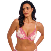 Wacoal Embrace Lace Plunge - Ballet Slipper/Chateau Rose plunge bra