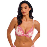 Wacoal Embrace Lace Plunge - Ballet Slipper/Chateau Rose plunge bra