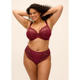 Elomi Tiernie Underwired Plunge Bra - Tibetan Red