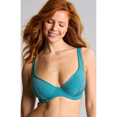 Panache Billie plunge Bikini Top - Sparkle Teal