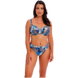 Fantasie Seraya Sands Underwired Gathered Full Cup Bikini Top - Denim