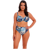 Fantasie - Seraya Sands Monochrome High Waist Bikini Brief - Denim