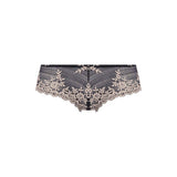 Embrace Lace Tanga - Black / Nude