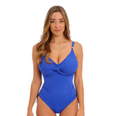 Fantasie Beach Waves Underwired Twist Front Swimsuit - Ultramarine