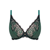 Wacoal Modern Affair Plunge Bra - Silver Pine / Black