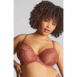 Sculptress Estel Plunge Bra - Rose Gold