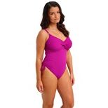 Fantasie Beach Waves Twist Front Swimsuit - Bright Fuchsia