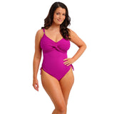 Fantasie Beach Waves Twist Front Swimsuit - Bright Fuchsia