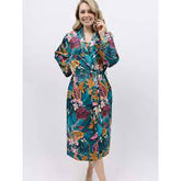 Cyberjammies Maple Leaf Long Dressing Gown