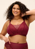 Elomi Tiernie Non Wired Bralette - Tibetan Red