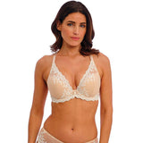 Wacoal Embrace Lace UW Plunge Bra - Black / Nude