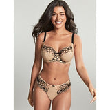 Panache Envy Thong Sand and Black