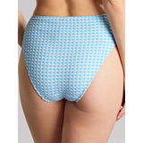Panache Midi Bikini Brief - Sky Blue Gingham
