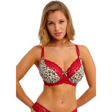 Freya Cherish Me Plunge Bra - Leopard/Red