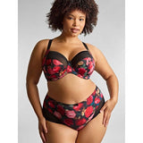 Sculptress Bliss Full Cup Bra - Rose Print