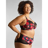 Sculptress Bliss Full Cup Bra - Rose Print