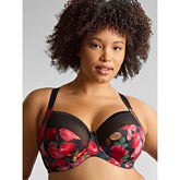Sculptress Bliss Full Cup Bra - Rose Print