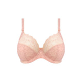 Elomi Lucie UW Plunge Bra - Pale Blush /Black
