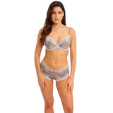 Wacoal Embrace Lace Boyshorts - Smoke/Crystal Pink