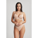 Panache Faith Moulded Plunge Bra - Latte