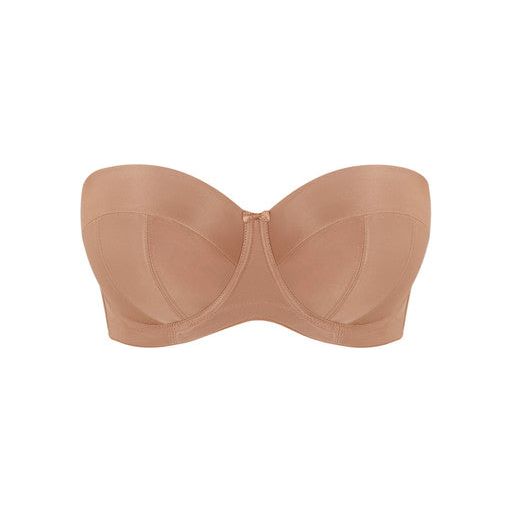 Panache Alice - Balcony Strapless Bra - Honey / Black