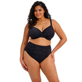 Elomi Plain Sailing Underwired Plunge Bikini Top - Black