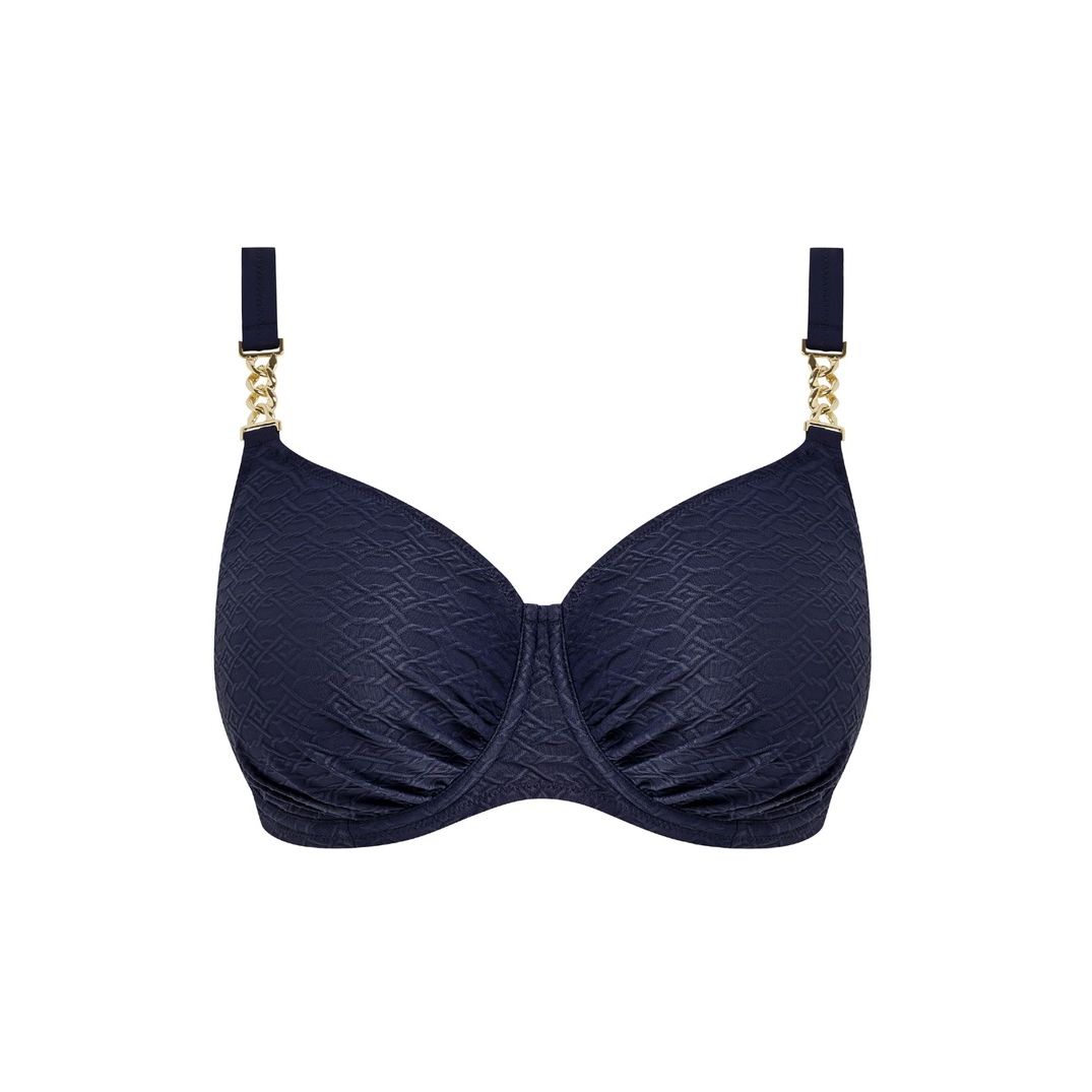 Fantasie Azores UW gathered full cup Bikini Top - Midnight