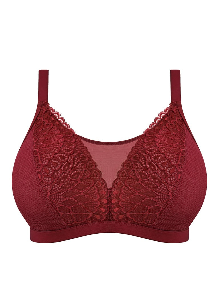 Elomi Tiernie Non Wired Bralette - Tibetan Red