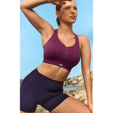Panache Endurance Non padded sports bra - Berry Chalk