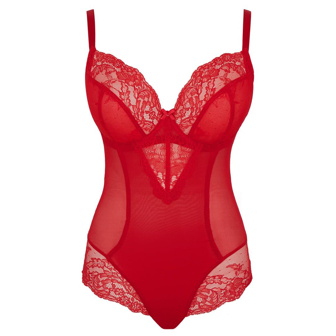 Panache Ana Bodysuit - Salsa Red