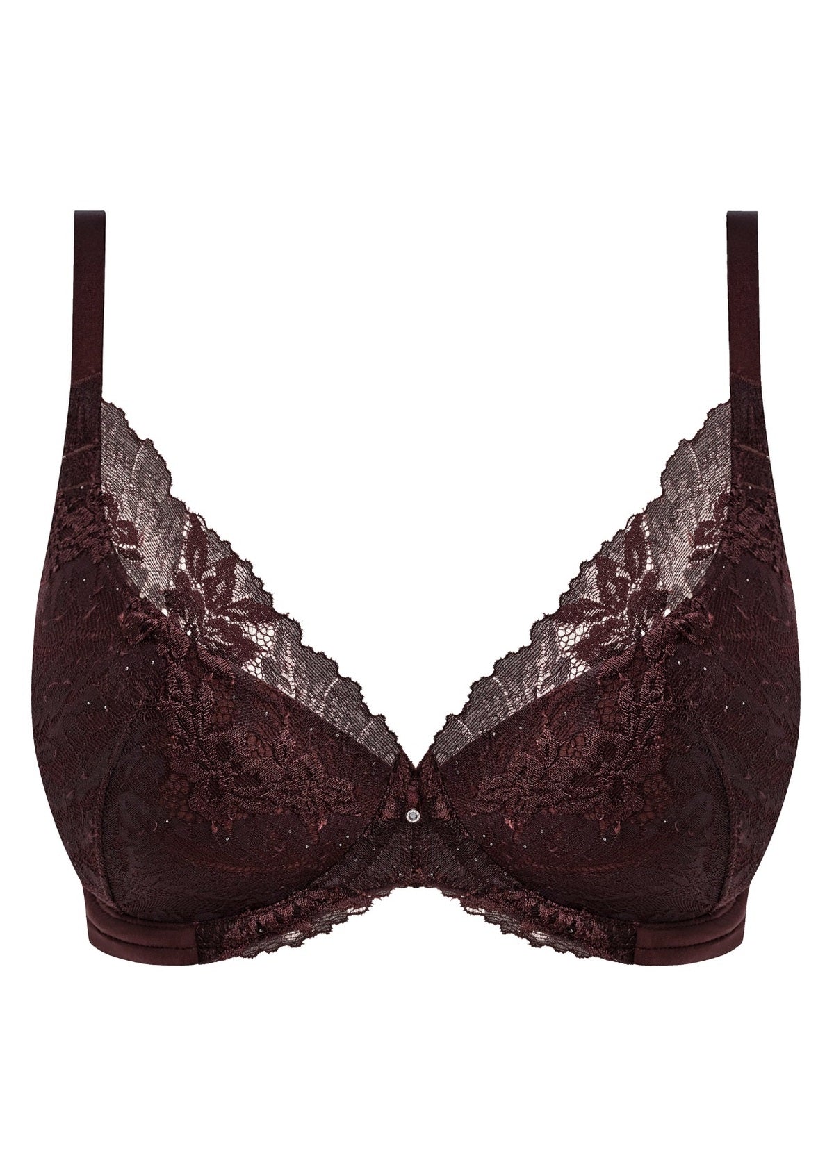 Wacoal Most Devine Plunge Bra - Espresso