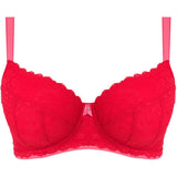 Freya Offbeat Chilli Red Uw Padded Half Cup Bra