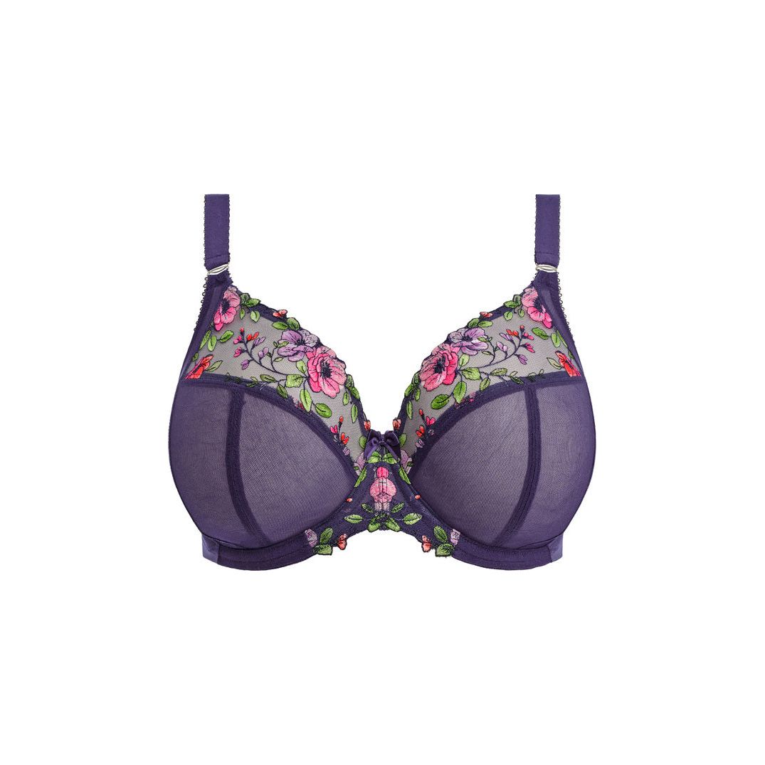 Elomi Himari Underwired Plunge Bra - Midnight