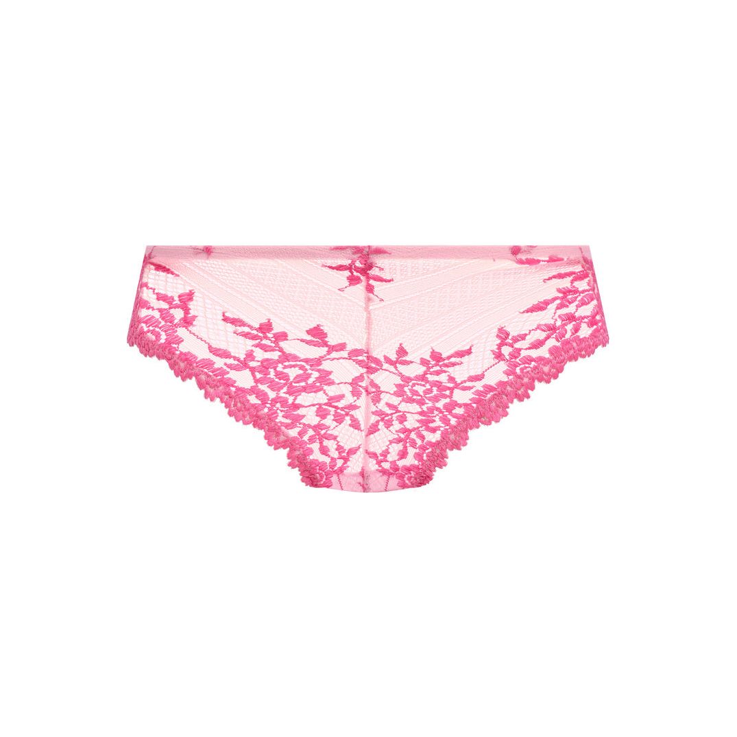Wacoal Embrace Lace Tanga - Ballet Slipper/Chateau Rose