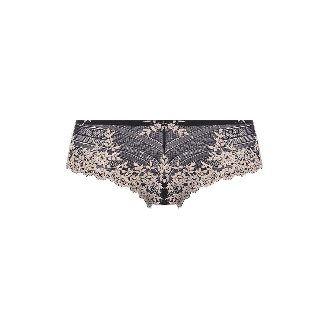 Embrace Lace Tanga - Black /  Nude / Rose Dust