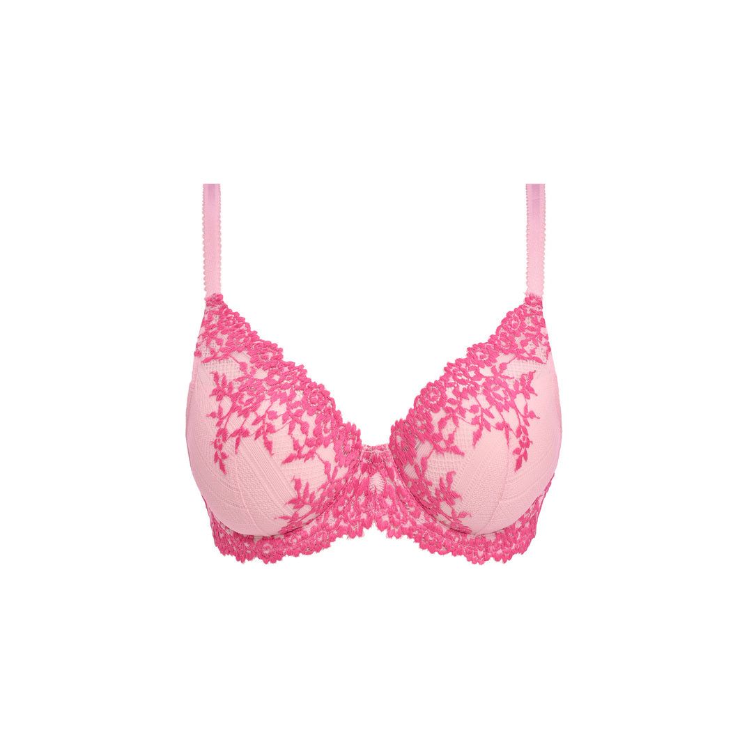 Wacoal Embrace Lace Plunge - Ballet Slipper/Chateau Rose plunge bra