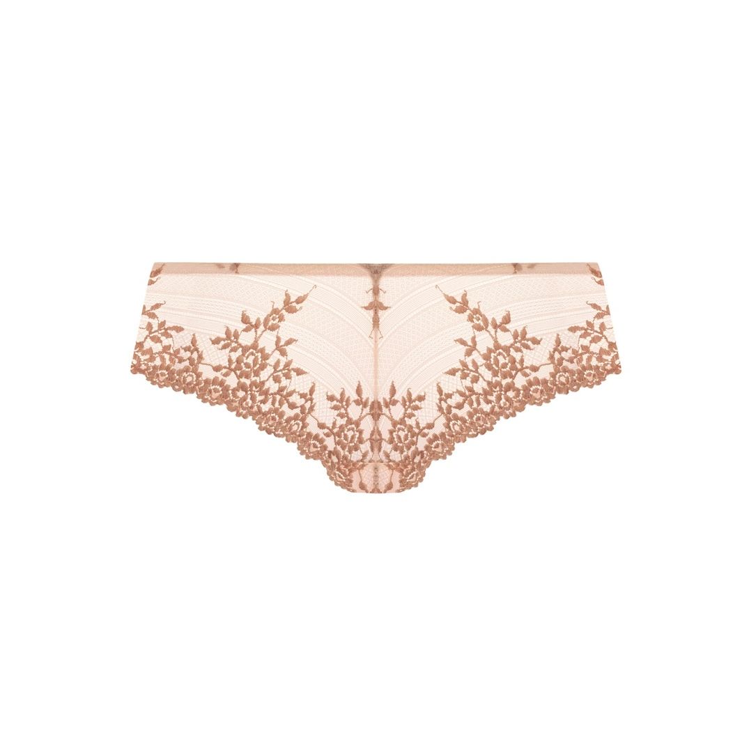 Embrace Lace Tanga - Black /  Nude / Rose Dust