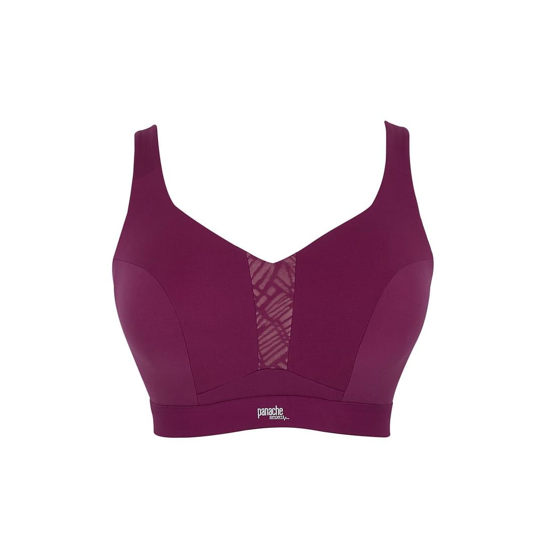 Panache Endurance Non padded sports bra - Berry Chalk