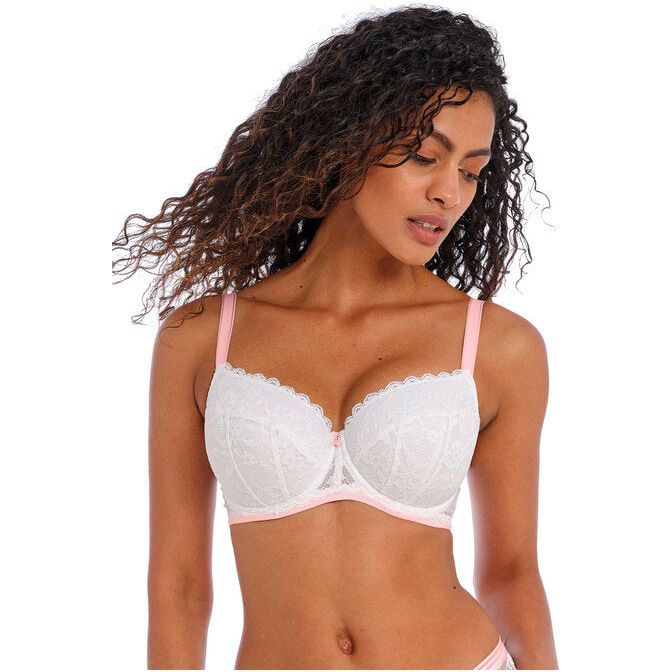 Freya Offbeat Chilli Red Uw Padded Half Cup Bra