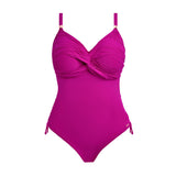 Fantasie Beach Waves Twist Front Swimsuit - Bright Fuchsia