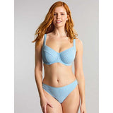 Panache Gingham Classic Brief - Sky Blue