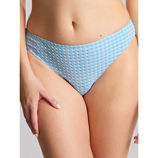 Panache Gingham Classic Brief - Sky Blue
