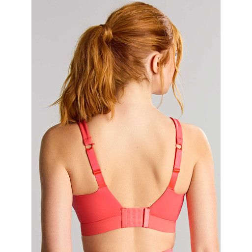 Panache Endurance Non-Padded Wired Sports Bra - Grapefruit