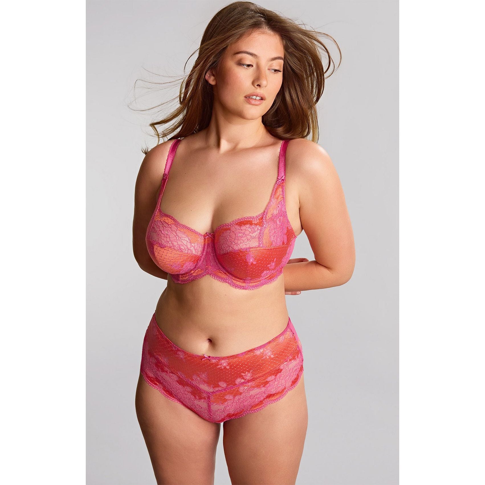 Panache Clara Deep Brief - Pink Papaya