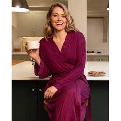 Cyberjammies Carina Magenta Jersey Dressing Gown